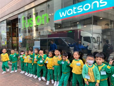 Visite du supermarché