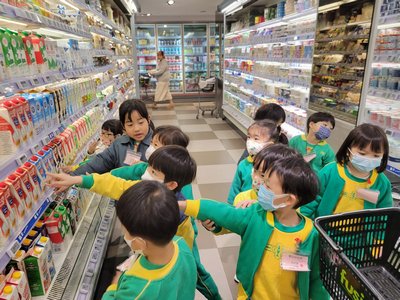 スーパーマーケット訪問