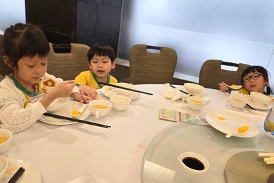 中華レストランでティータイム